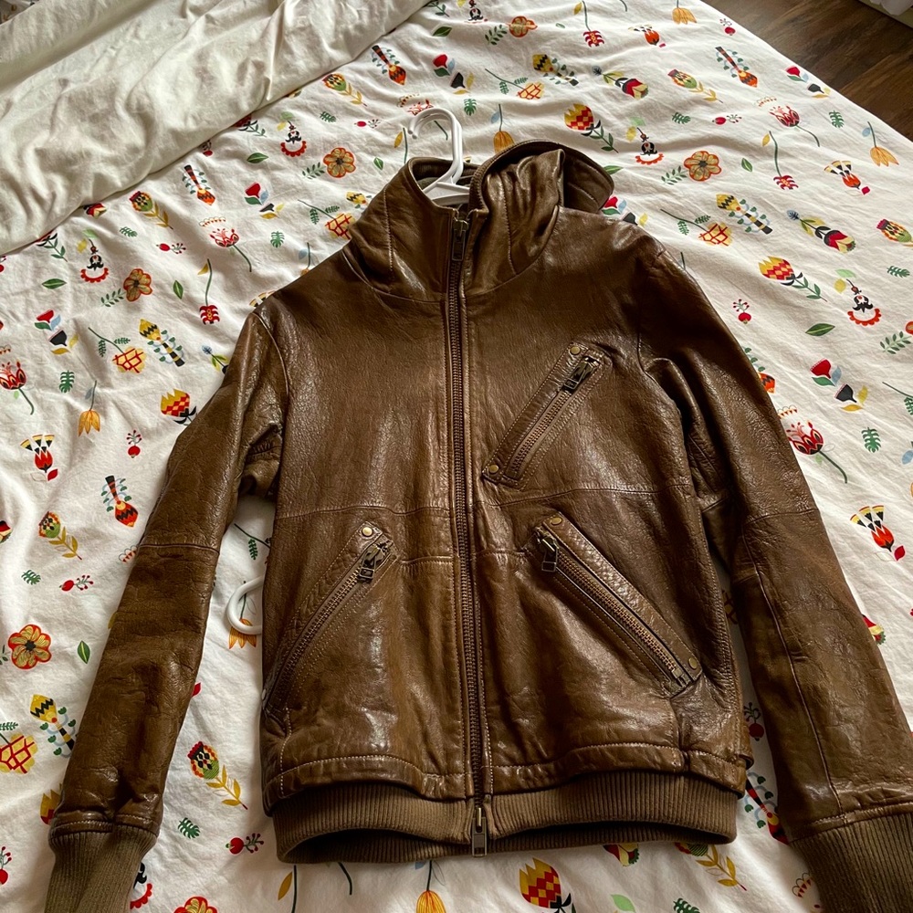 Leather jacket